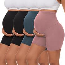 Shorts Dalavch Gestante Yoga Cintura Alta 5" Entrepernas Grande Shorts Dalavch Gestante Yoga Cintura Alta 5" Entrepernas Grande