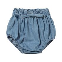 Shorts De Algodão Denim Para Bebês Recém-Nascidos Com Bolsos Para Meninos E Meninas, Roupas De Verão