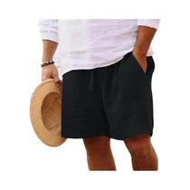 Shorts de Algodão Leve Masculino - Ideal para Academia, Praia e Corrida - Tamanhos Grandes