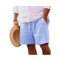 Shorts de Algodão Leve Masculino - Ideal para Academia, Praia e Corrida - Tamanhos Grandes