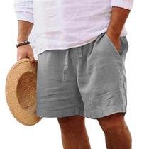 Shorts de Algodão Leve Masculino - Ideal para Academia, Praia e Corrida - Tamanhos Grandes