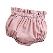 Shorts De Algodão Para Meninas Bebê, Cores Doces, Roupas Para Bebês E Crianças De 0 a 3 Anos
