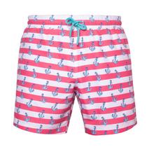 Shorts De Banho Anchor Forro Em Tela 3 Bolsos Cós Elástico E Cadarço Masculino Anemoss
