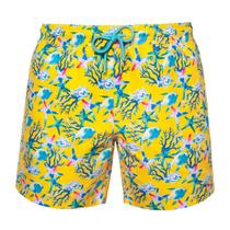 Shorts De Banho Aquarium Com Três Bolsos, Forro Em Tela, Cós Elástico Com Cordão Masculina Anemoss Shorts De Banho Aquarium Com Três Bolsos, Forro Em Tela, Cós Elástico Com Cordão Masculina Anemoss