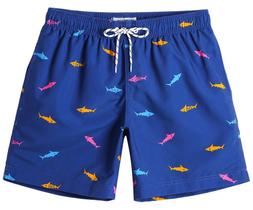 Shorts de banho maagic masculinos Slim Fit Quick Dry com forro de malha Shorts de banho maagic masculinos Slim Fit Quick Dry com forro de malha