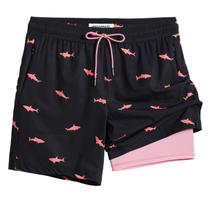 Shorts de banho Maamgic 2 em 1 de secagem rápida, 7 polegadas