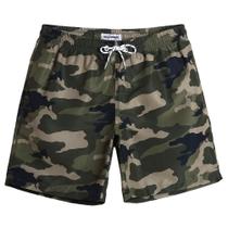 Shorts de banho mamagic, calções de banho masculinos Slim Fit Quick Dry