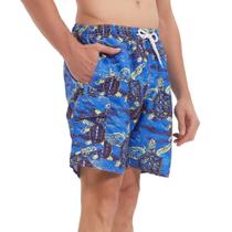 Shorts de baño para hombre Scotamalone de secado rápido con forro de malla de 7"