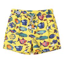 Shorts de baño SURF CUZ para niños pequeños, protección solar UPF 50+, diseño Pez Amarillo, 5-6 años Shorts de baño SURF CUZ para niños pequeños, protección solar UPF 50+, diseño Pez Amarillo, 5-6 años