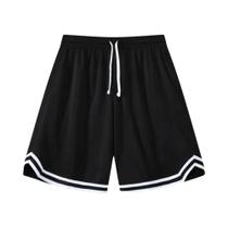 Shorts De Basquete Masculinos De Secagem Rápida Em Malha Respirável Para Fitness E Esportes De Verão