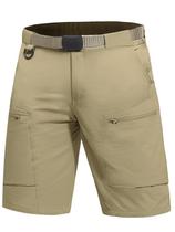 Shorts de caminhada Cargo FREE SOLDIER masculinos com cinto impermeável