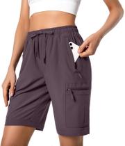 Shorts de caminhada femininos Hugut Quick Dry Water Resistant
