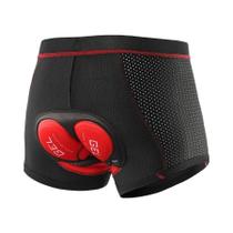 Shorts De Ciclismo Masculino Em Malha Respirável, Almofada De Gel 5D, À Prova De Choque, Roupa