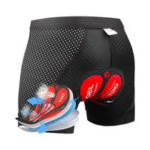 Shorts De Ciclismo Masculinos Com Almofada De Gel 5D Respirável, Antiderrapante, Com Clipe Para Shorts De Ciclismo Masculinos Com Almofada De Gel 5D Respirável, Antiderrapante, Com Clipe Para