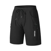 Shorts De Ciclismo Respiráveis WOSAWE, Calças Esportivas Soltas Com Bolsos Com Zíper