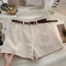 Shorts De Cintura Alta Em a Para Mulheres, Vintage, Sólidos, Para O Verão, Casual, Moda De