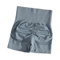 Shorts de Cintura Alta Sem Costura Tie Dye - Fitness e Esporte para Mulheres