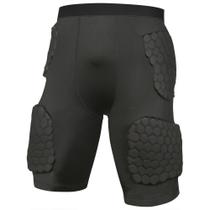Shorts de compressão acolchoados Kudusgot com proteção para quadris M Shorts de compressão acolchoados Kudusgot com proteção para quadris M