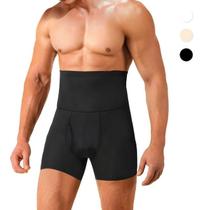 Shorts De Compressão Modelador Masculino Cintura Alta Slim