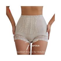 Shorts de Controle de Barriga com Renda - Cintura Alta para Emagrecimento