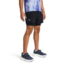 Shorts de Corrida 2 em 1 Masculino Under Armour Launch 5 Shorts de Corrida 2 em 1 Masculino Under Armour Launch 5