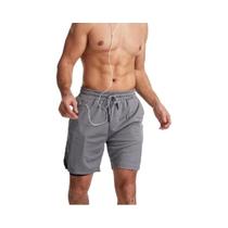 Shorts de Corrida 2 em 1 Masculino - Verão 2023 - Ideal para Treino, Ginástica e Corrida