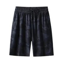 Shorts De Corrida Camuflados plus Size Para Homens, Respirável Em Malha, Para Academia, Basquete,