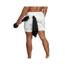 Shorts De Corrida De Verão Masculino 2 Em 1, Calças Esportivas De Dois Andares Para Treinamento