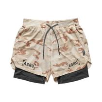 Shorts De Corrida E Fitness Masculinos plus Size 2 Em 1 De Secagem Rápida Para Verão, Calças De