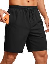 Shorts de corrida esportivos MAGCOMSEN Quick Dry com bolsos masculinos