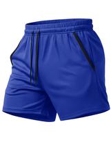 Shorts de corrida MAGCOMSEN para homens com costura interna de 12,7 cm, azul, tamanho M Shorts de corrida MAGCOMSEN para homens com costura interna de 12,7 cm, azul, tamanho M