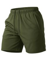 Shorts de corrida MAGCOMSEN para homens leves Army Green M