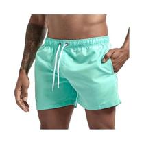 Shorts de Corrida Masculino Respirável - Algodão, Cintura Elástica e Bolso