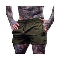 Shorts De Corrida Masculinos De Verão, Respiráveis, De Tecido, Finos, Para Treino E Moda