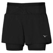 Shorts de Corrida Mizuno Trail ER 2in1 Feminino Shorts de Corrida Mizuno Trail ER 2in1 Feminino