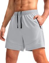 Shorts de corrida Pudolla para homens, treino atlético com bolsos