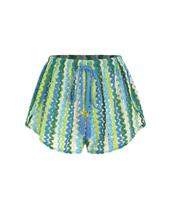 Shorts de Crochê Boho de Cintura Alta ZAFUL para Praia
