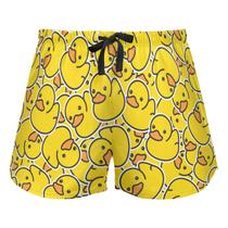 Shorts de dormir femininos JHKKU com estampa de pato, tamanho L Shorts de dormir femininos JHKKU com estampa de pato, tamanho L