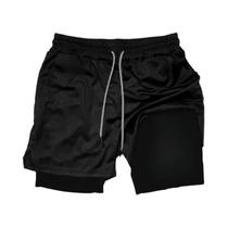 Shorts De Dupla Camada Com Estampa Red Dragon Ball Goku Vegeta Para Homens E Mulheres, Moda