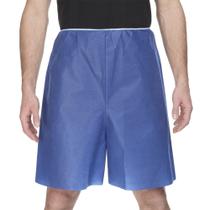 Shorts de exame descartáveis McKesson XL Blue Elastic Waist