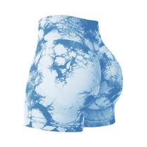 Shorts De Fitness Femininos Tie Dye Em 16 Cores, Sem Costura, Para Yoga, Verão 2024