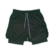 Shorts de Fitness Masculino - Secagem Rápida, Respirável, Cintura Elástica e Forro Duplo
