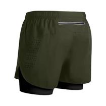 Shorts De Ginástica Masculinos 2 Em 1 De Secagem Rápida Para Corrida E Fitness, Tendência De Verão,