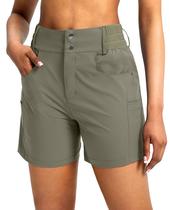 Shorts de golfe para caminhada Viodia 5 para mulheres com bolsos de cintura alta