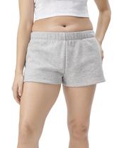 Shorts de moletom florence by mills Cozy Crush para mulheres - cinza