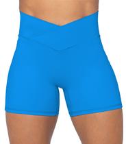 Shorts de motociclista Sunzel Sunzfly Crossover para mulheres azuis grandes Shorts de motociclista Sunzel Sunzfly Crossover para mulheres azuis grandes