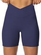 Shorts de motociclista Sunzel Sunzfly Crossover para mulheres em azul acinzentado