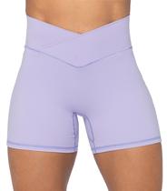 Shorts de motociclista Sunzel Sunzfly Crossover para mulheres lilás XL