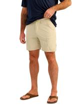 Shorts de pesca HUK Standard Next Level 7 para homens Khaki M