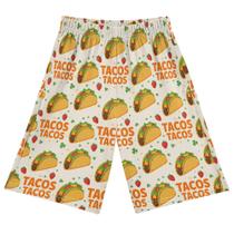 Shorts de pijama Ceiurey Tacos 9-10Y para meninos Shorts de pijama Ceiurey Tacos 9-10Y para meninos